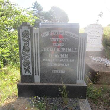 BUITENDAG Wilhelmina Jacoba nee V.D. MERWE 1887-1974