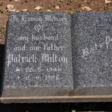 MILTON Patrick 1946-1986