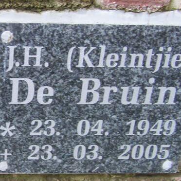 BRUIN J.H., de 1949-2005