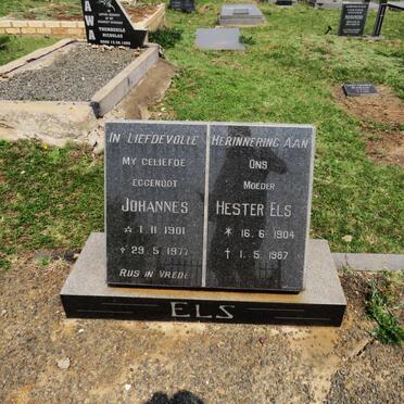 ELS Johannes 1901-1977 &amp; Hester 1904-1987