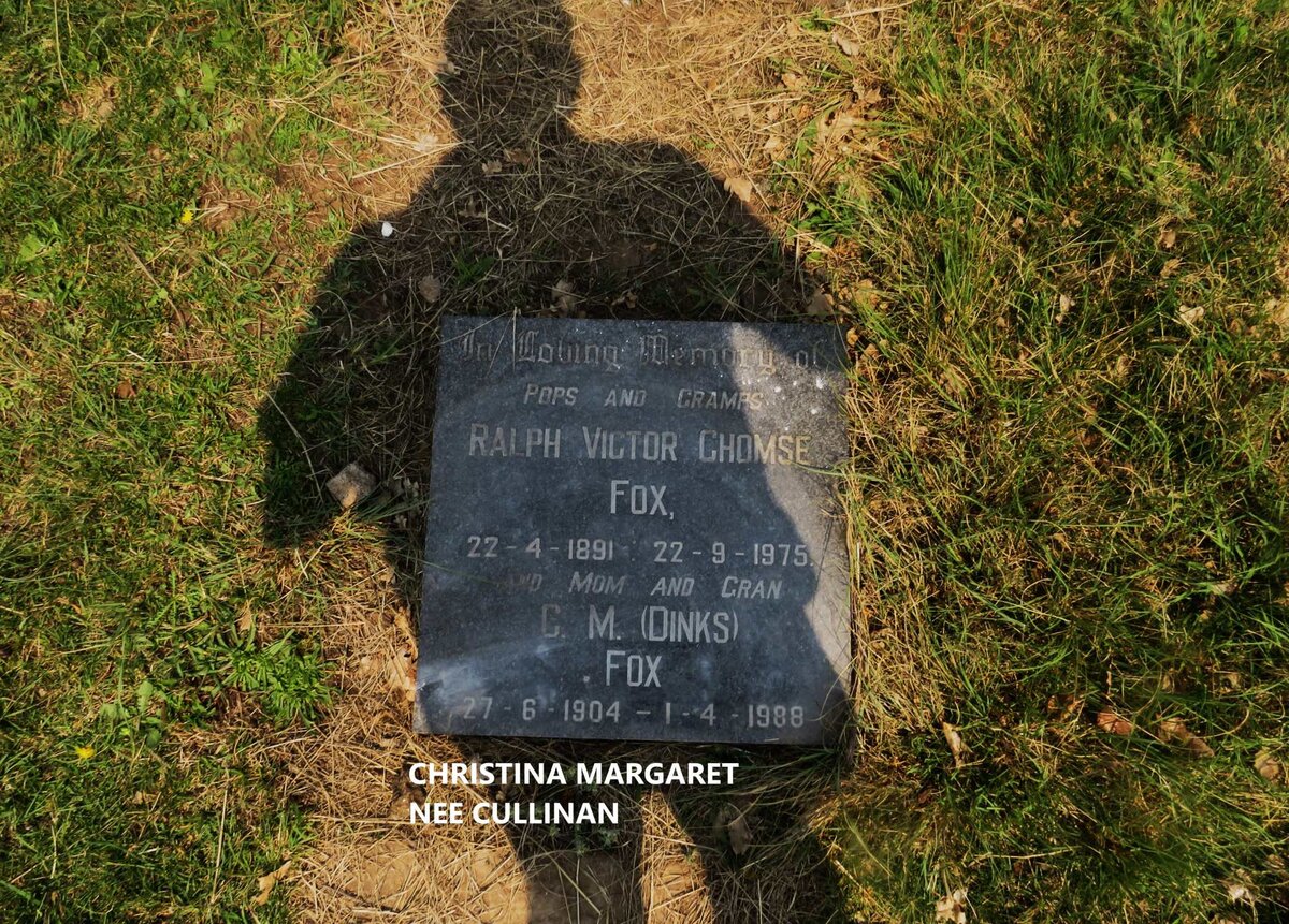 FOX Ralph Victor Chomse 1891-1975 &amp; C.M. 1904-1988