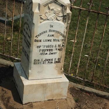 GREYVENSTEIN Gertruida A.M.M. nee SMIT 1861-1916