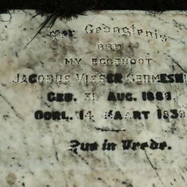 GERMESHUIS Jacobus Visser 188?-1939