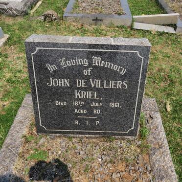 KRIEL John de Villiers -1961