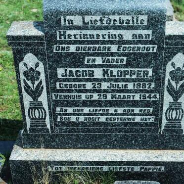 KLOPPER Jacob 1882-1944