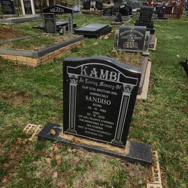 KAMBI Sandiso 1985-2010