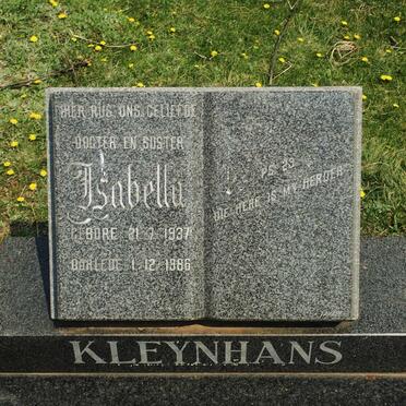 KLEYNHANS Isabella 1937-1986