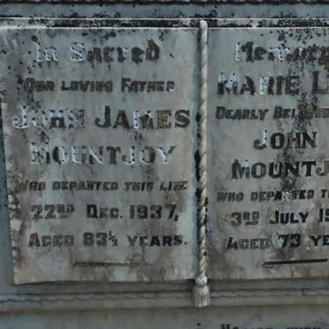 MOUNTJOY John James -1937 &amp; Marie Louis -1934