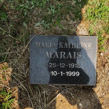 MARAIS Maria Kathrine 1918-1999
