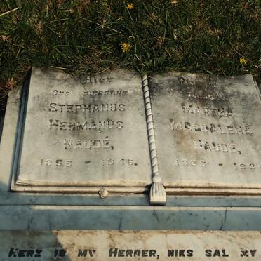 NAUDE Stephanus Hermanus 1856-1946 &amp; Martha Magdalena 1856-1934