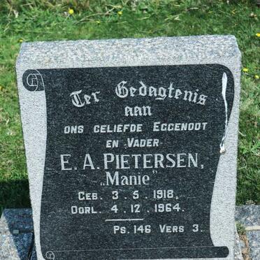 PIETERSEN E.A. 1918-1964