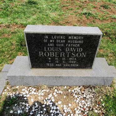 ROBERTSON Louis David 1934-1982
