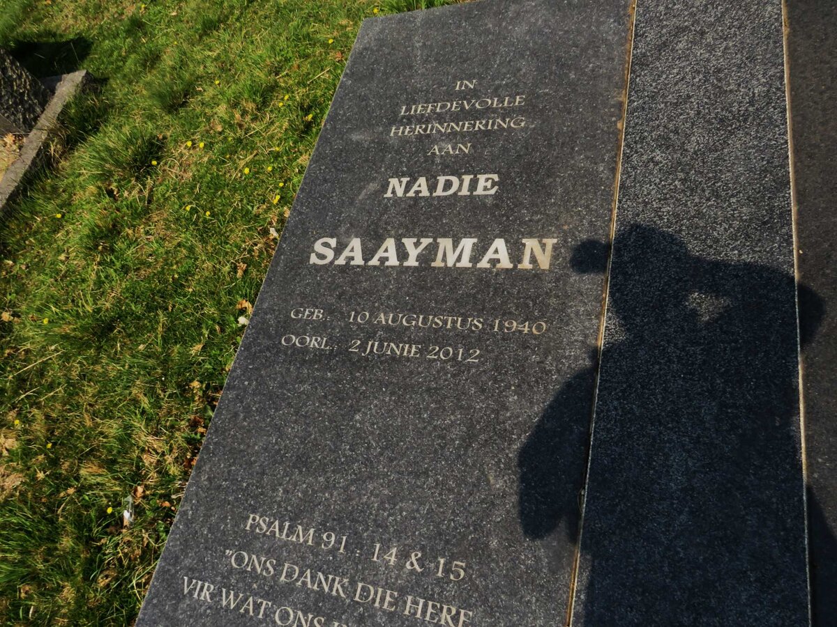 SAAYMAN Nadie 1940-2012
