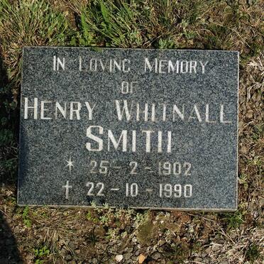 SMITH Henry Whitnall 1902-1990