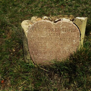 SCHEEPERS Helena D. 1906-1906