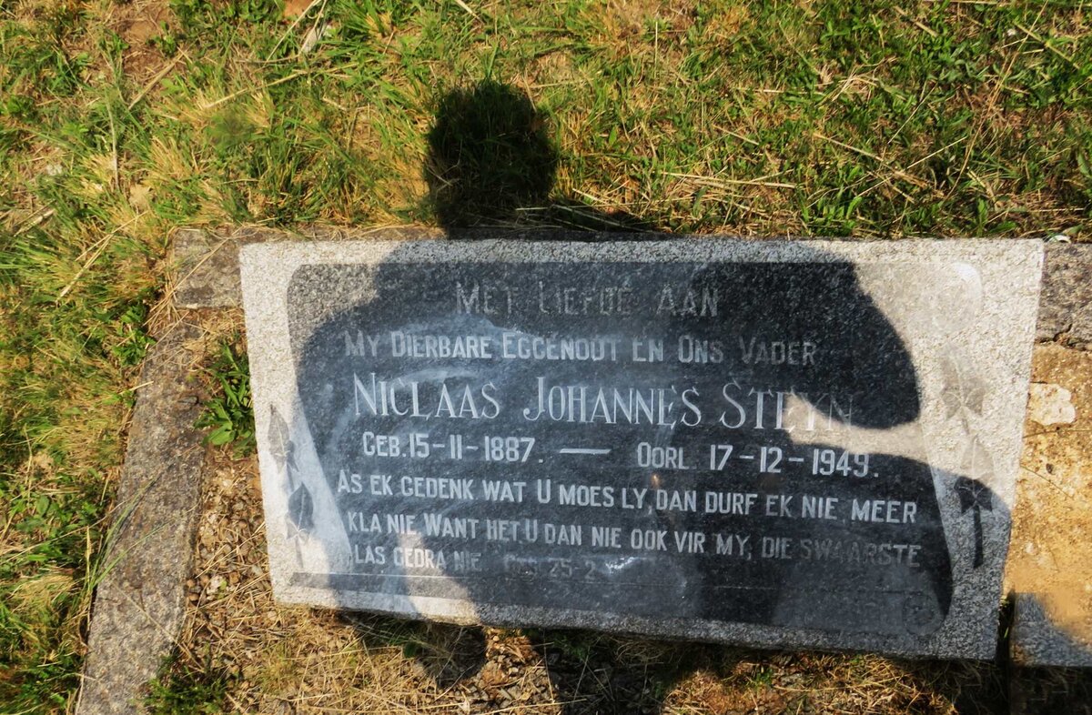 STEYN Niclaas Johannes 1887-1949