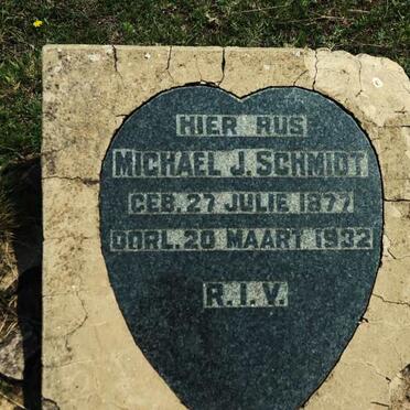SCHMIDT Michael J. 1877-1932