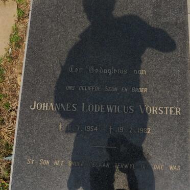 VORSTER Johannes Lodewicus 1954-1982