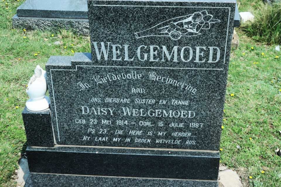 WELGEMOED Daisy 1914-1987