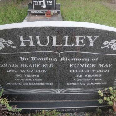 HULLEY Collis Bradfield -2012 &amp; Eunice May -2001