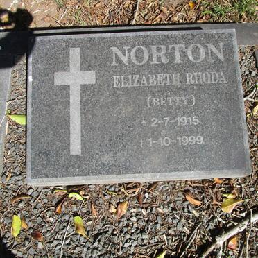 NORTON Elizabeth Rhoda 1915-1999