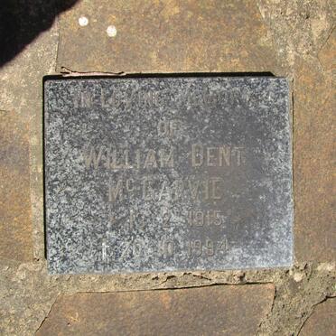 McGARVIE William Dent 1915-1994 &amp; Margaret Helen 1918-2008 