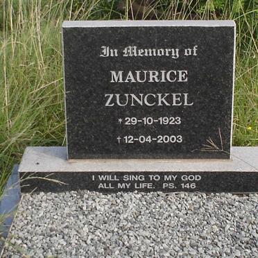 ZUNCKEL Maurice 1923-2003