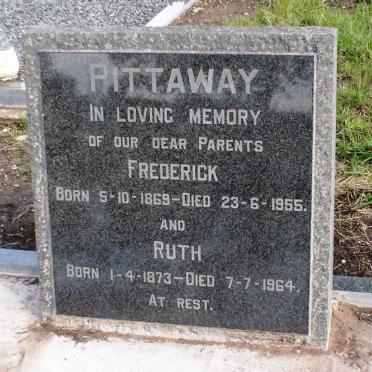 PITTAWAY Frederick 1869-1955 &amp; Ruth 1873-1964