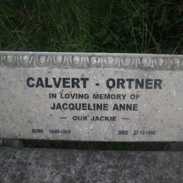 ORTNER Jacqueline Anne, CALVERT 1965-1992