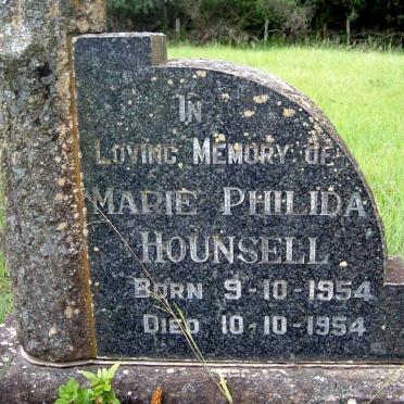 HOUNSELL Marie Philida -1954