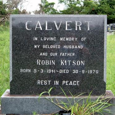 CALVERT Robin Kitson 1941-1979