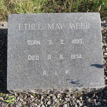 WEBB Ethel May 1893-1974