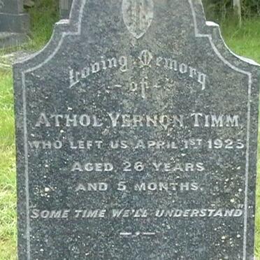 TIMM Athol Vernon -1923