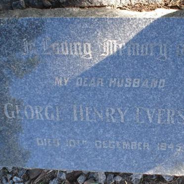 EVERSHED George Henry -1945