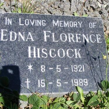 HISCOCK Edna Florence 1921-1989