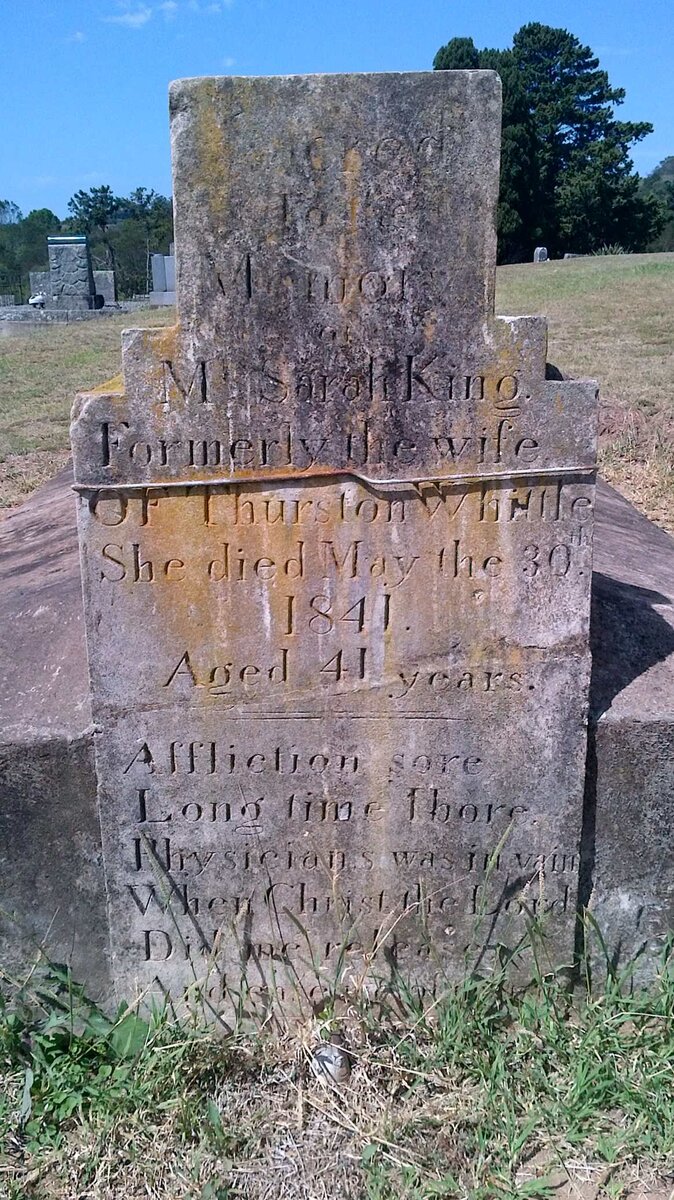 WHITTLE Sarah nee KING -1841