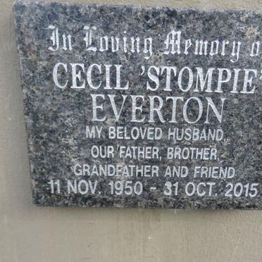 EVERTON Cecil 1950-2015