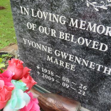 MAREE Yvonne Gwenneth 1938-2009