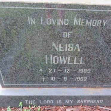 HOWELL Neisa 1909-1992