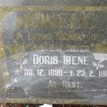 HOWELL Doris Irene 1898-1981