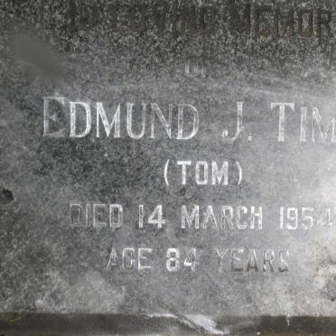 TIMM Edmund J. -1954