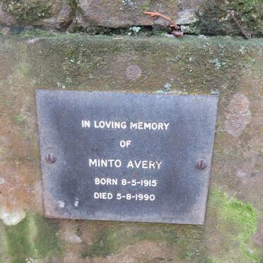 AVERY Minto 1915-1990
