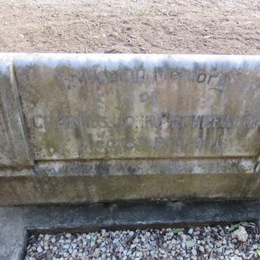 ARCHDEACON Charles John -1941