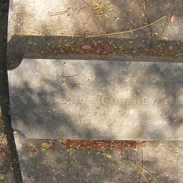 BANKS Cornelius Godfrey  -1870