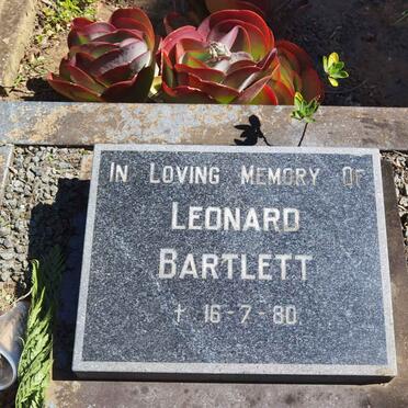 BARTLETT Leonard -1980