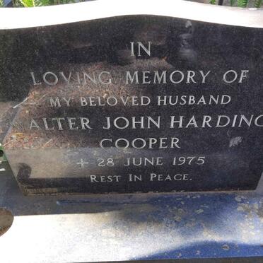 COOPER Walter John Harding -1975