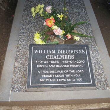 CHALMERS William Dieudonné 1936-2010