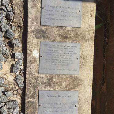 CLARK Haven 1939-2015 & Kathleen Mary 1946-2019