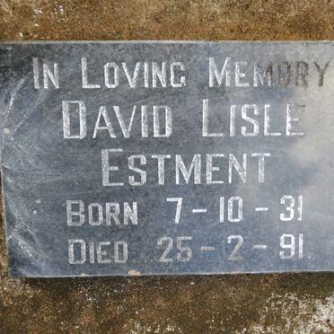 ESTMENT David Lisle 1931-1991