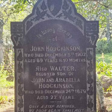 HODGKINSON John -1902 :: HODGKINSON Walter -1879